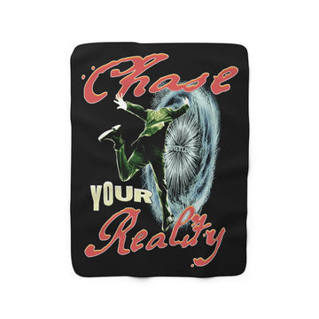 LIMETLISS Chase Your Reality Sherpa Fleece Blanket